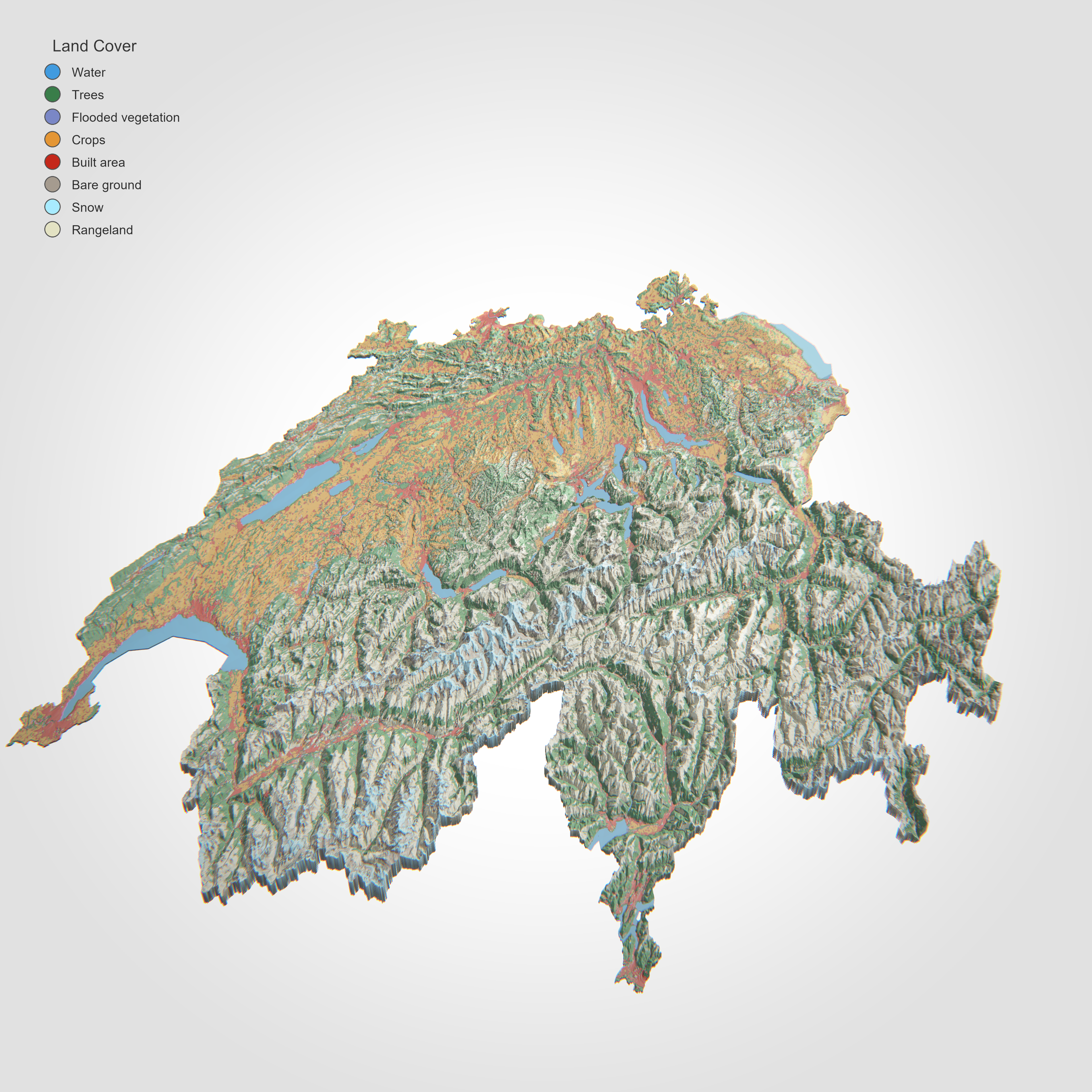 Swiss land-cover preview
