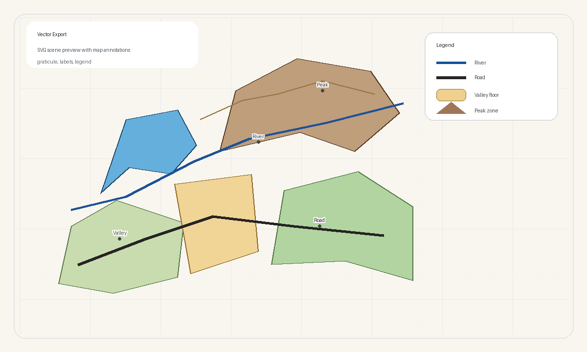 Vector export preview